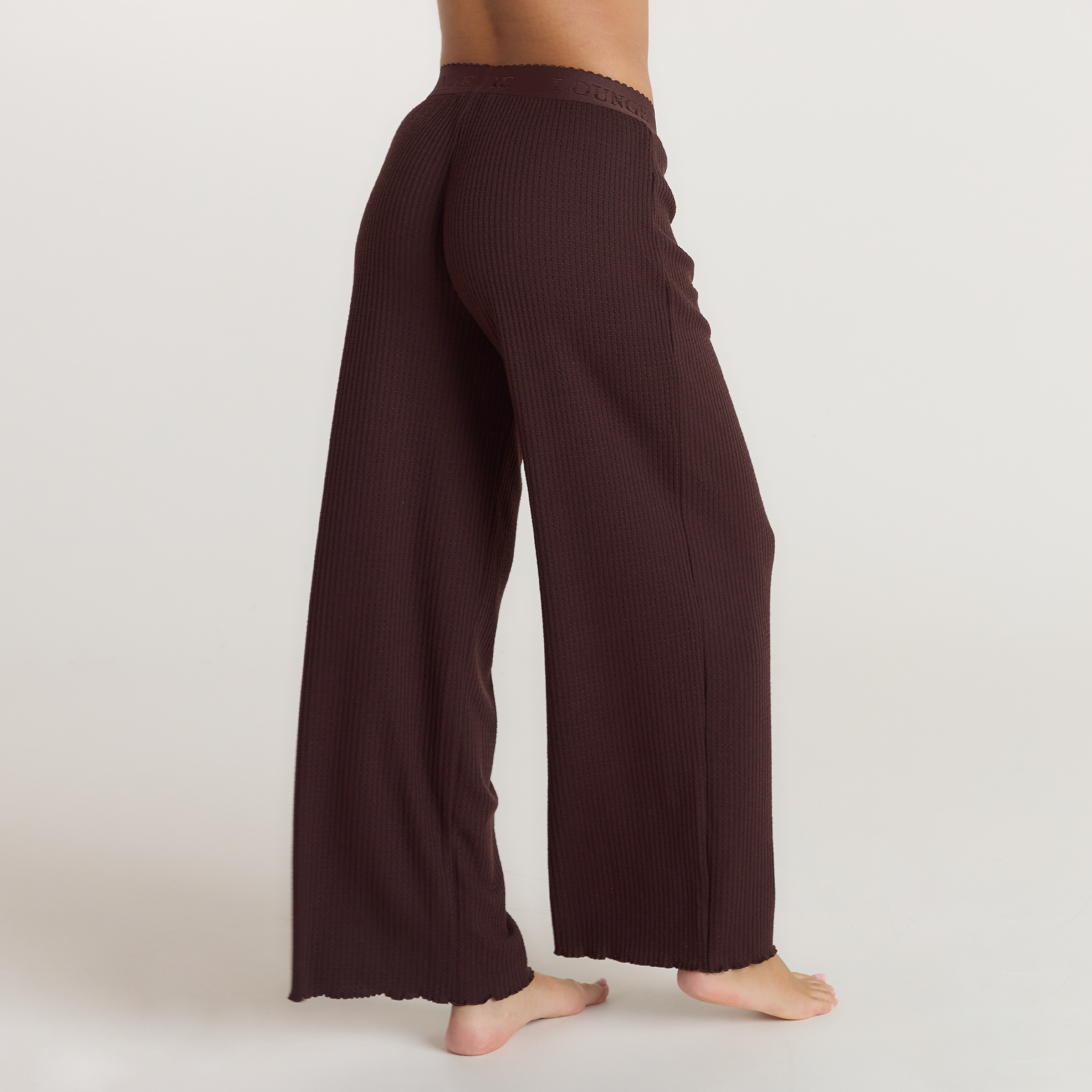Soft Waffle Pajama Bottoms | Soft Waffle Pajama Bottoms - Dark Chocolate