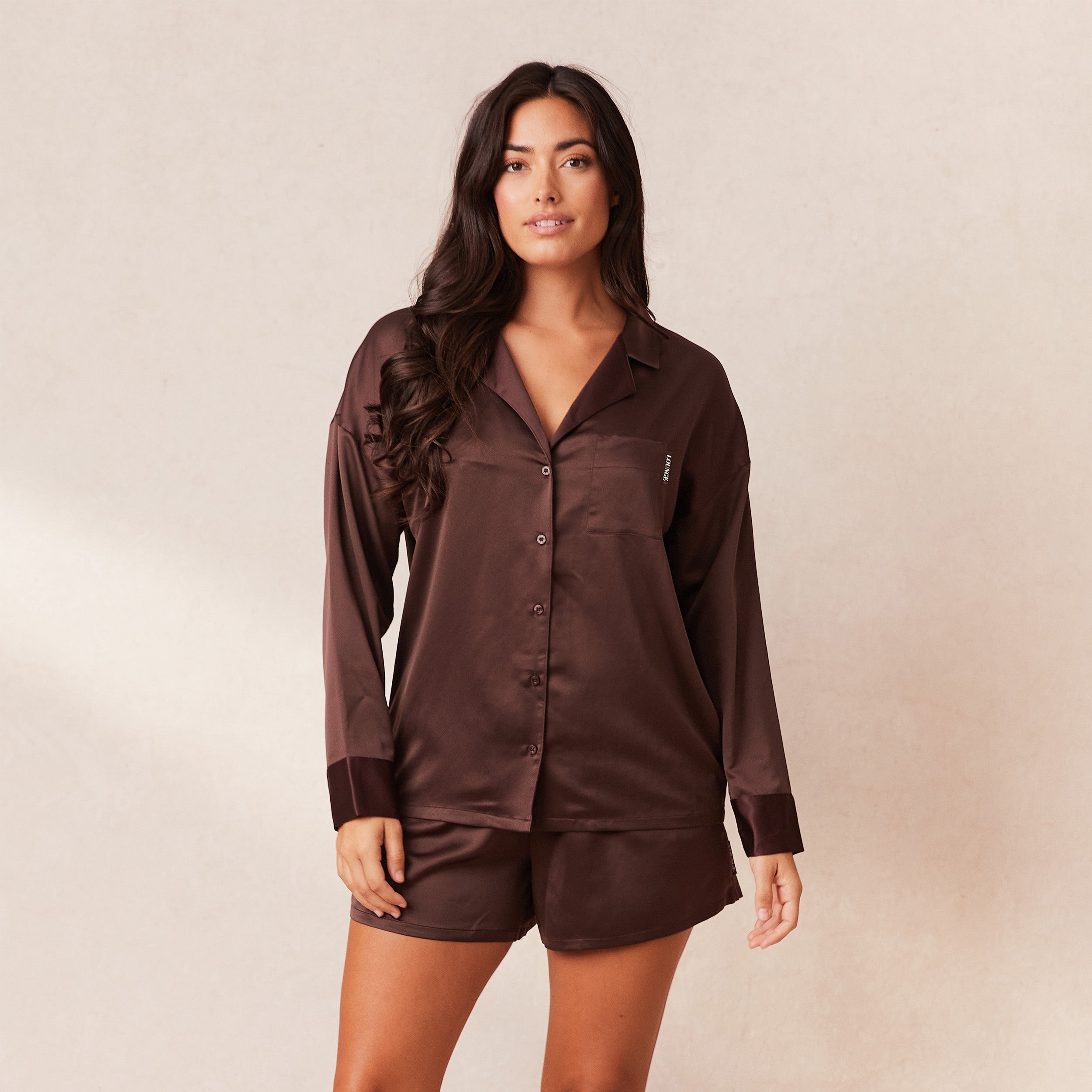 Classic Satin Pajama Shorts  | Samaria, S