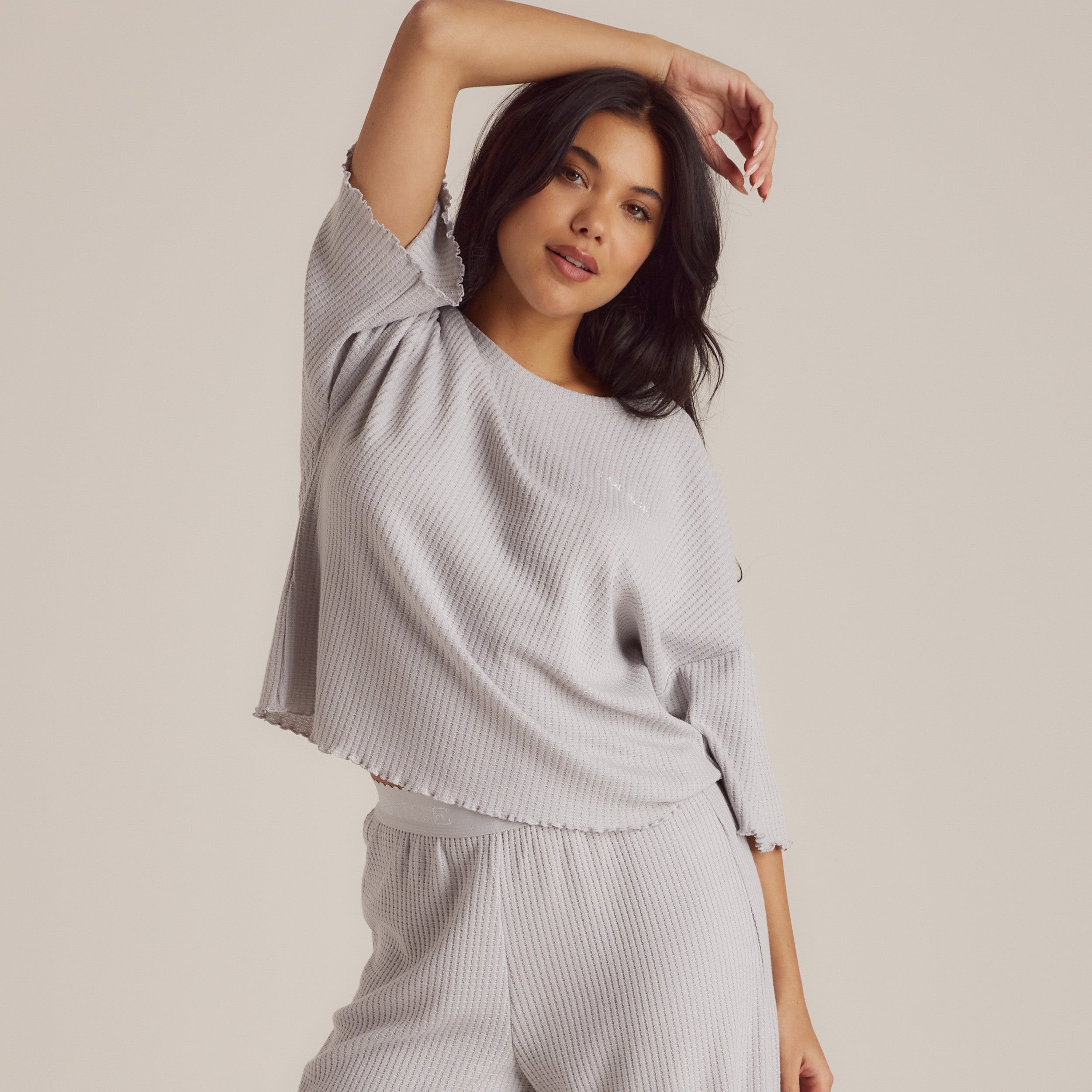 Soft Waffle Pajama Top | Imaani, S