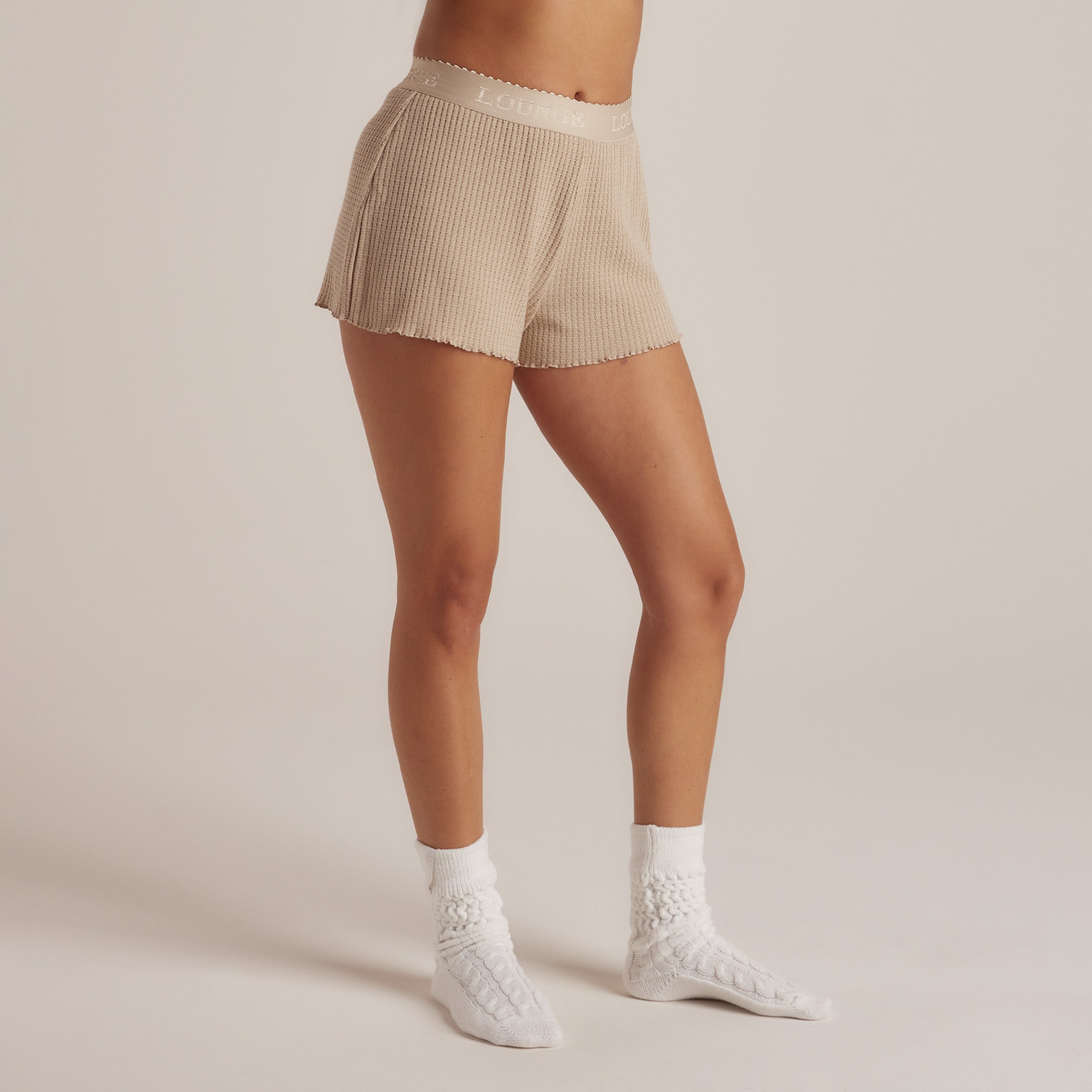 Soft Waffle Pajama Shorts | Imaani, S