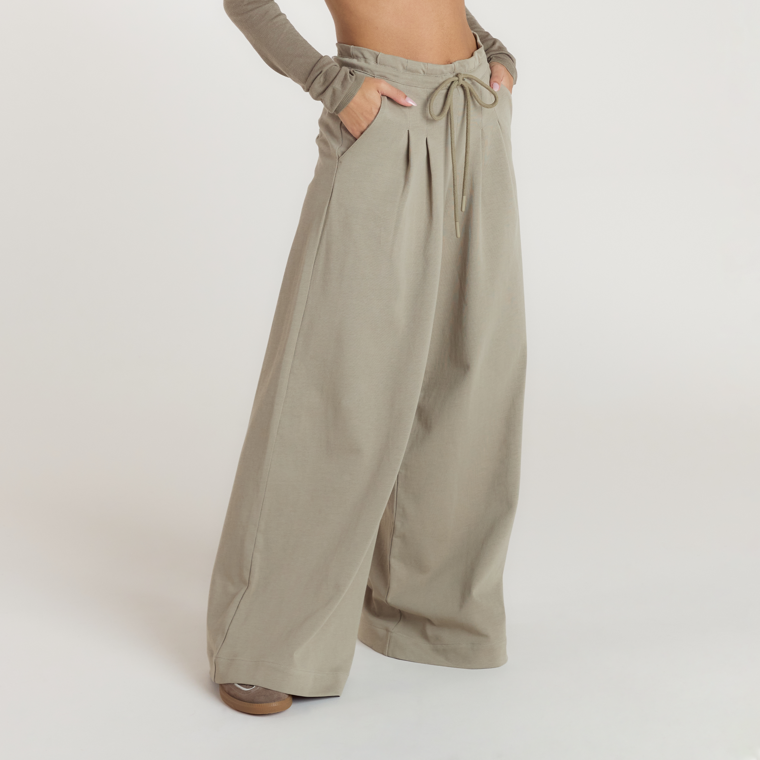 Pleated Wide Leg Pants | Pleated Wide Leg Pants - Thyme