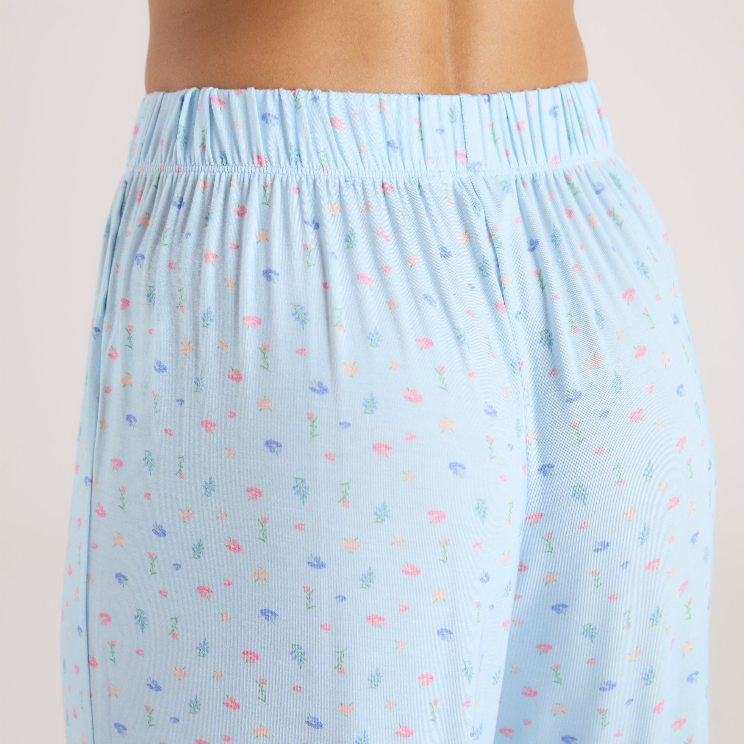 Modal Pajama Pants | Modal Pajama Pants - Blue Floral