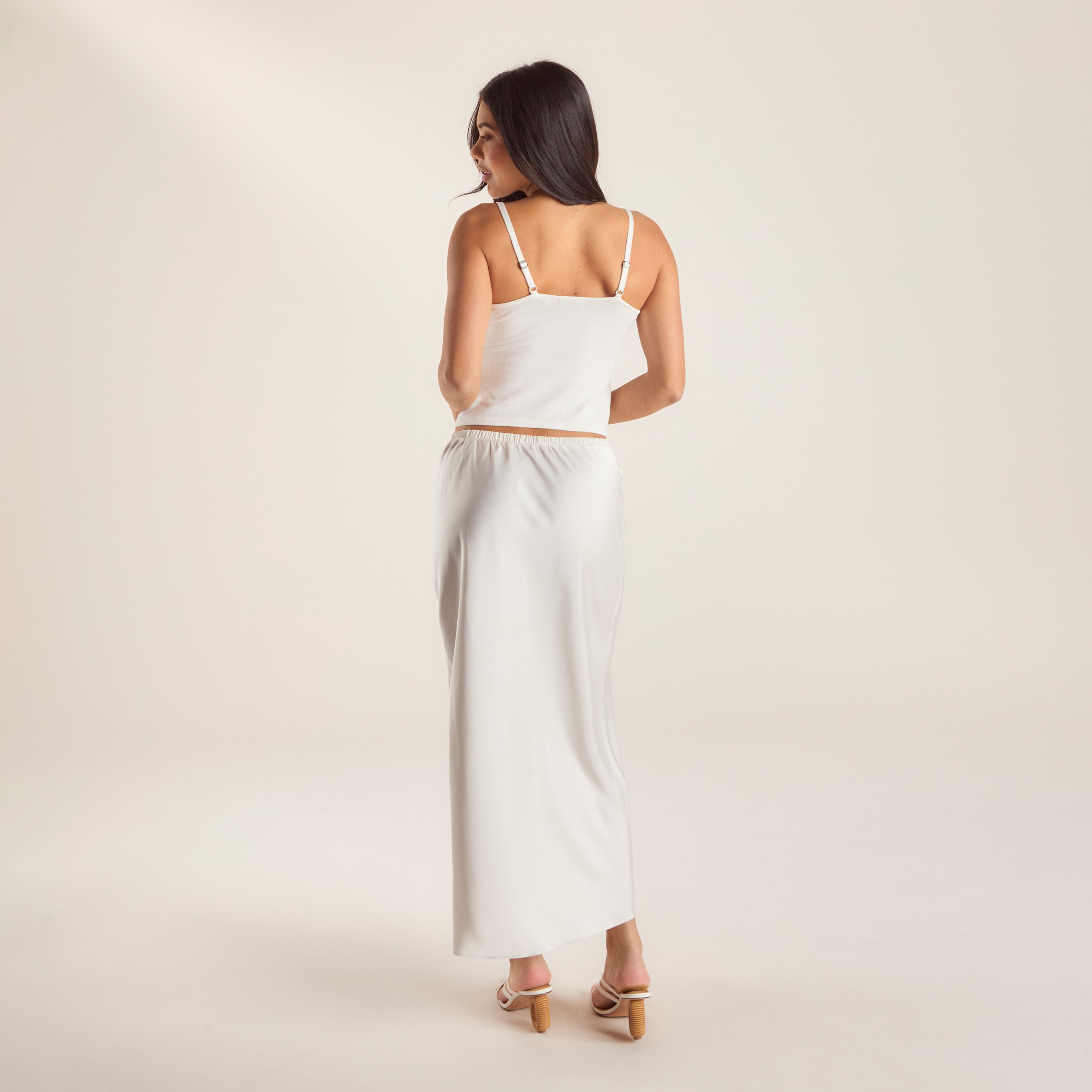 Knitted Cami Top | Knitted Cami Top - Off White