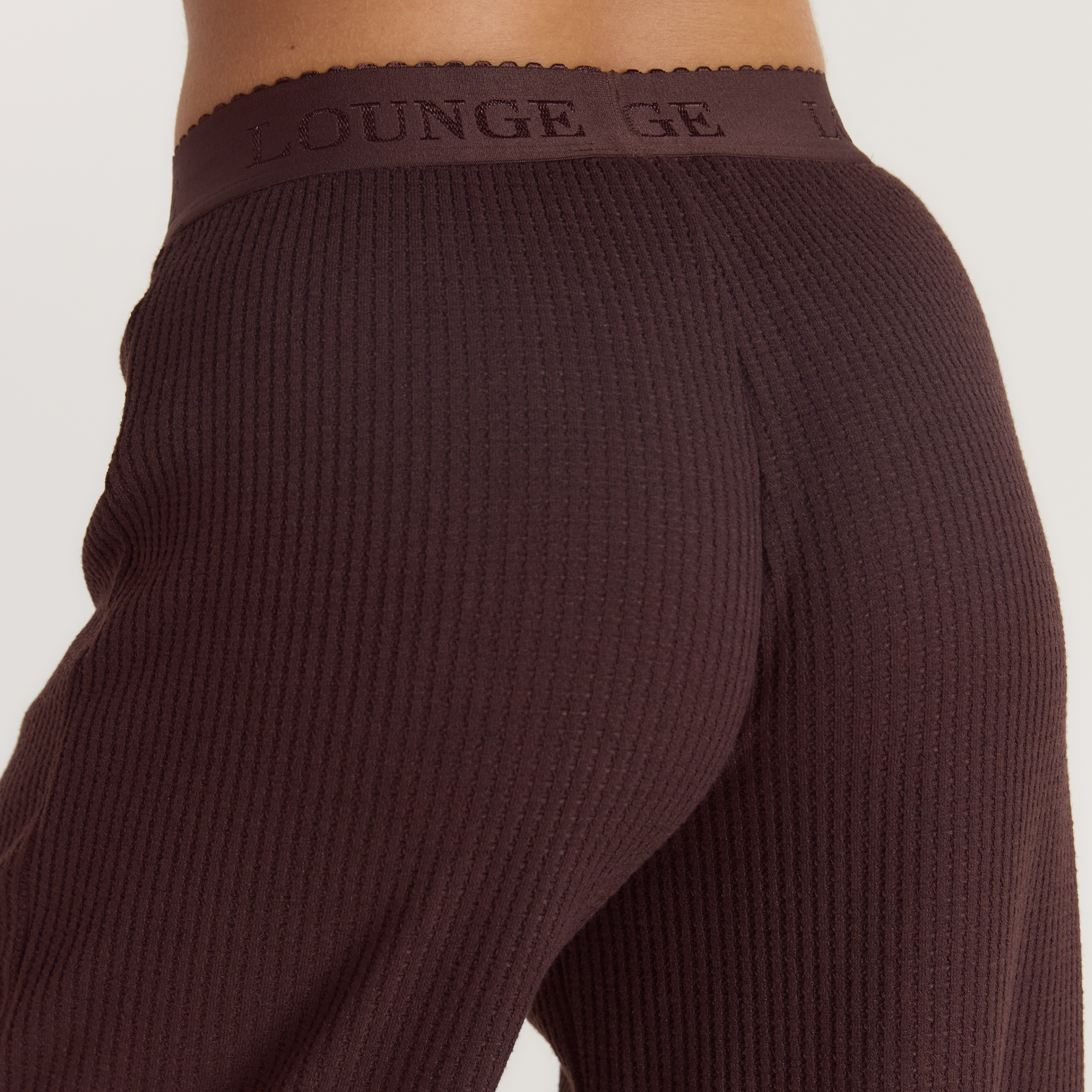 Soft Waffle Pajama Bottoms | Soft Waffle Pajama Bottoms - Dark Chocolate