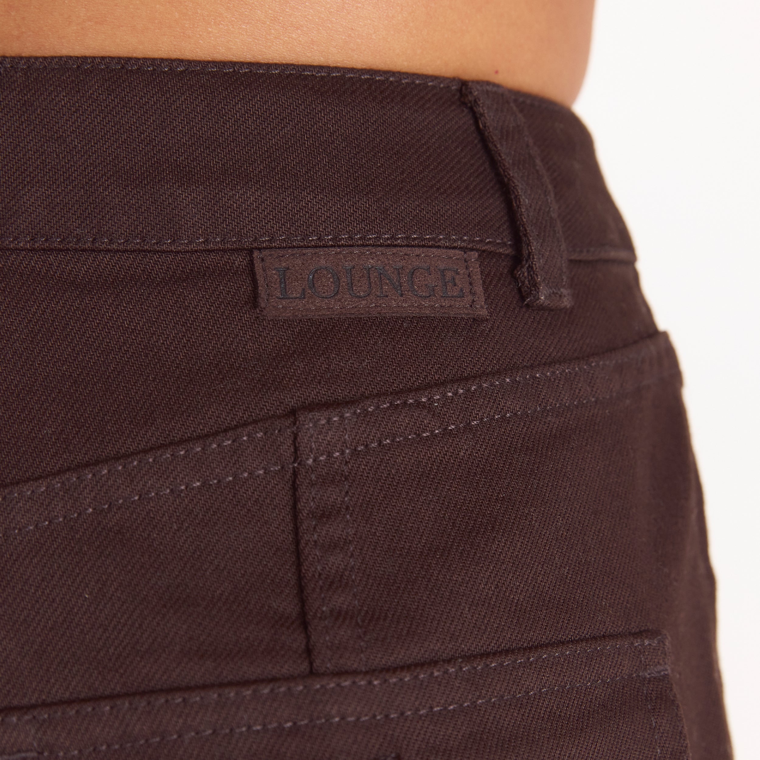 Denim Straight-Leg Jeans | Denim Straight-Leg Jeans - Chocolate