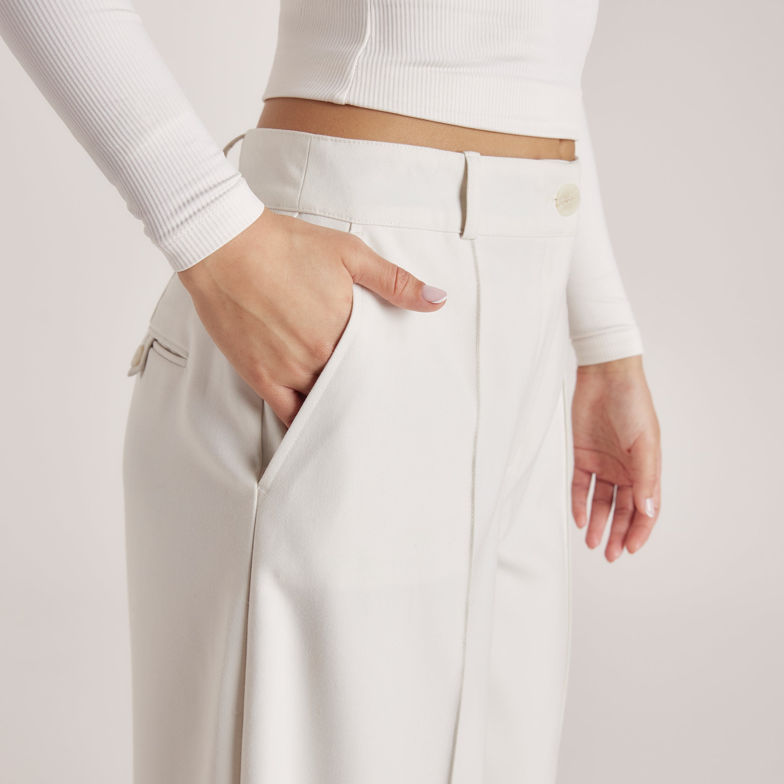 Wide-Leg Tailored Pants | Nicola, XS/Regular