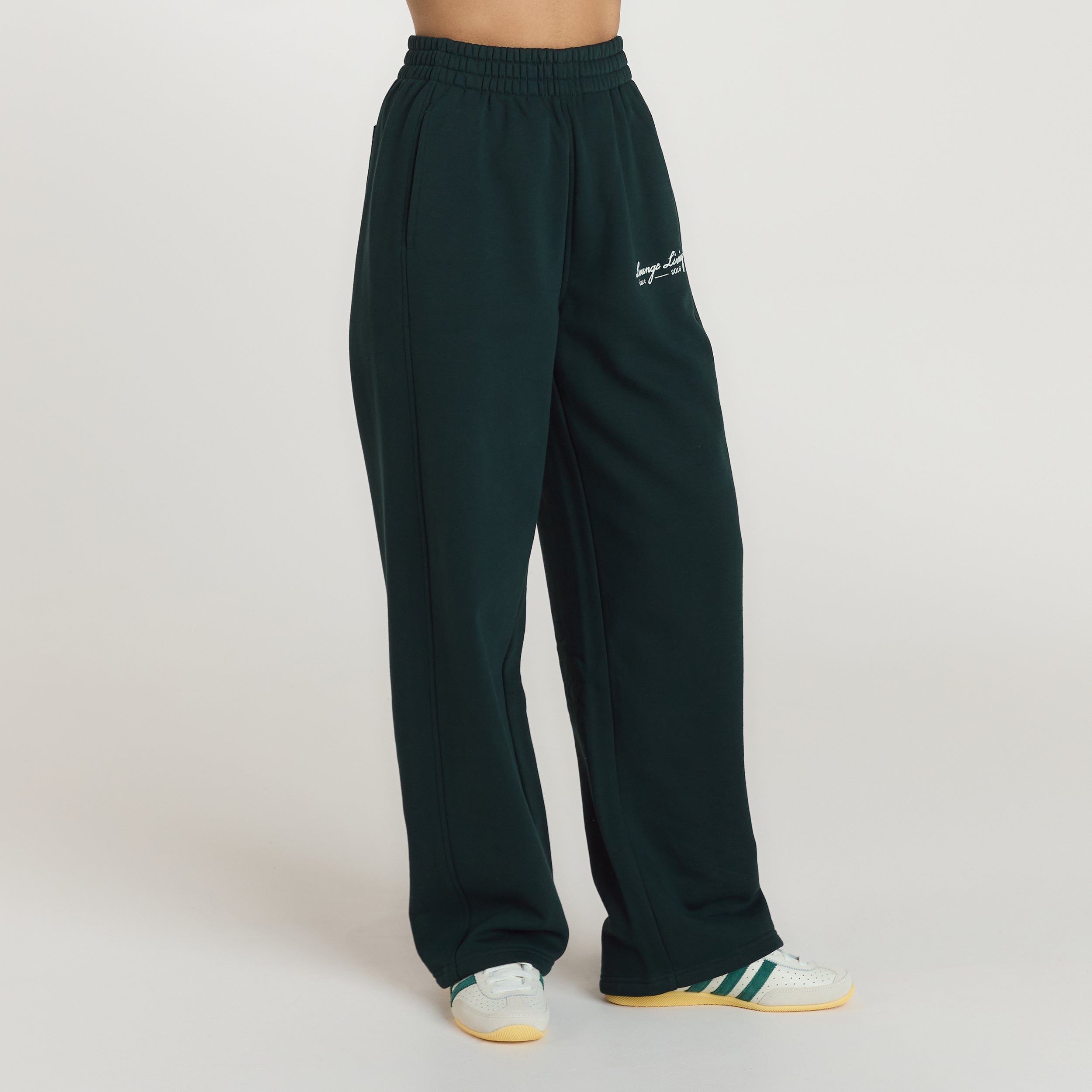 Lounge Living Straight-Leg Joggers | Lounge Living Straight-Leg Joggers - Forest Green