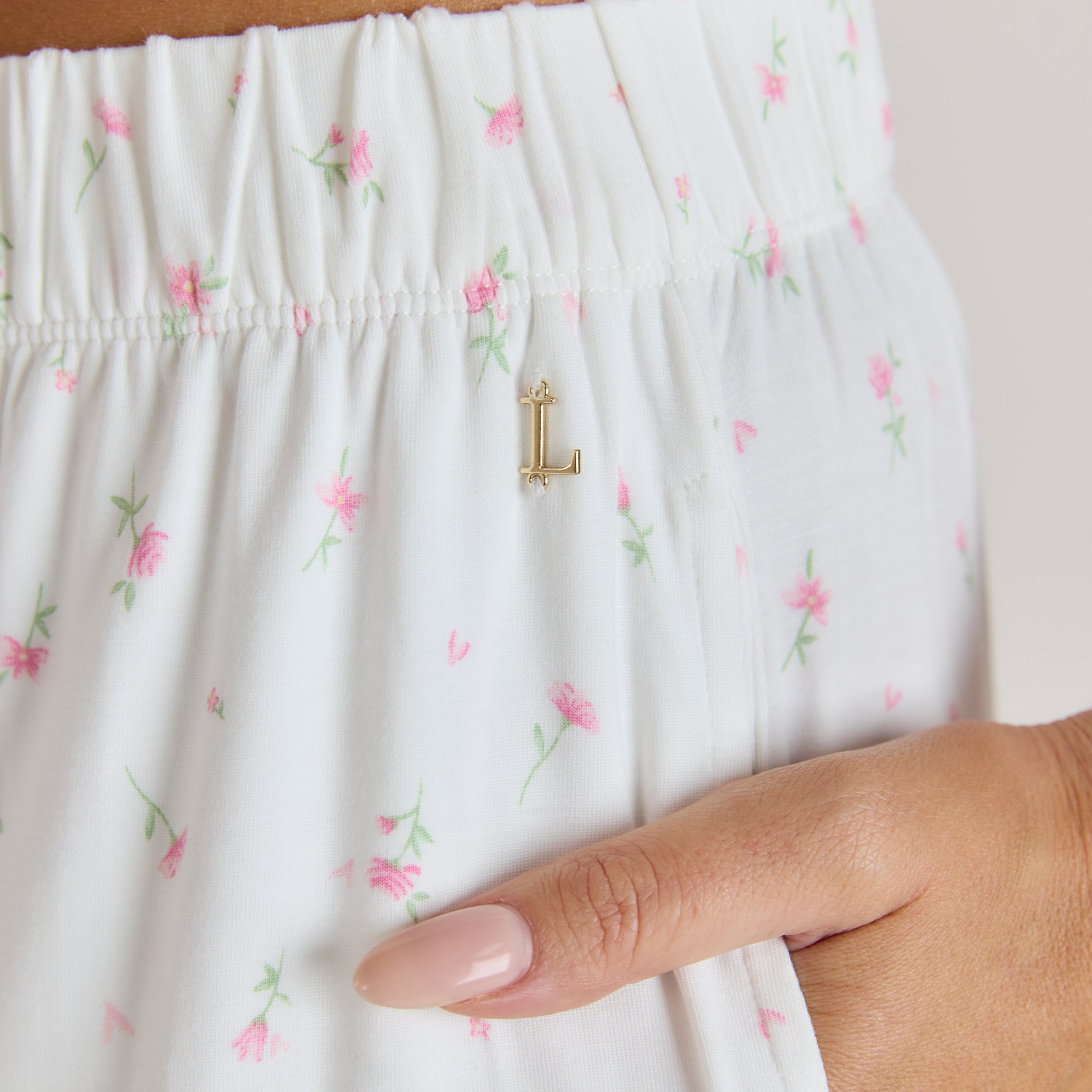 Modal Pyjama Pants | Modal Pajama Pants - Floral Print