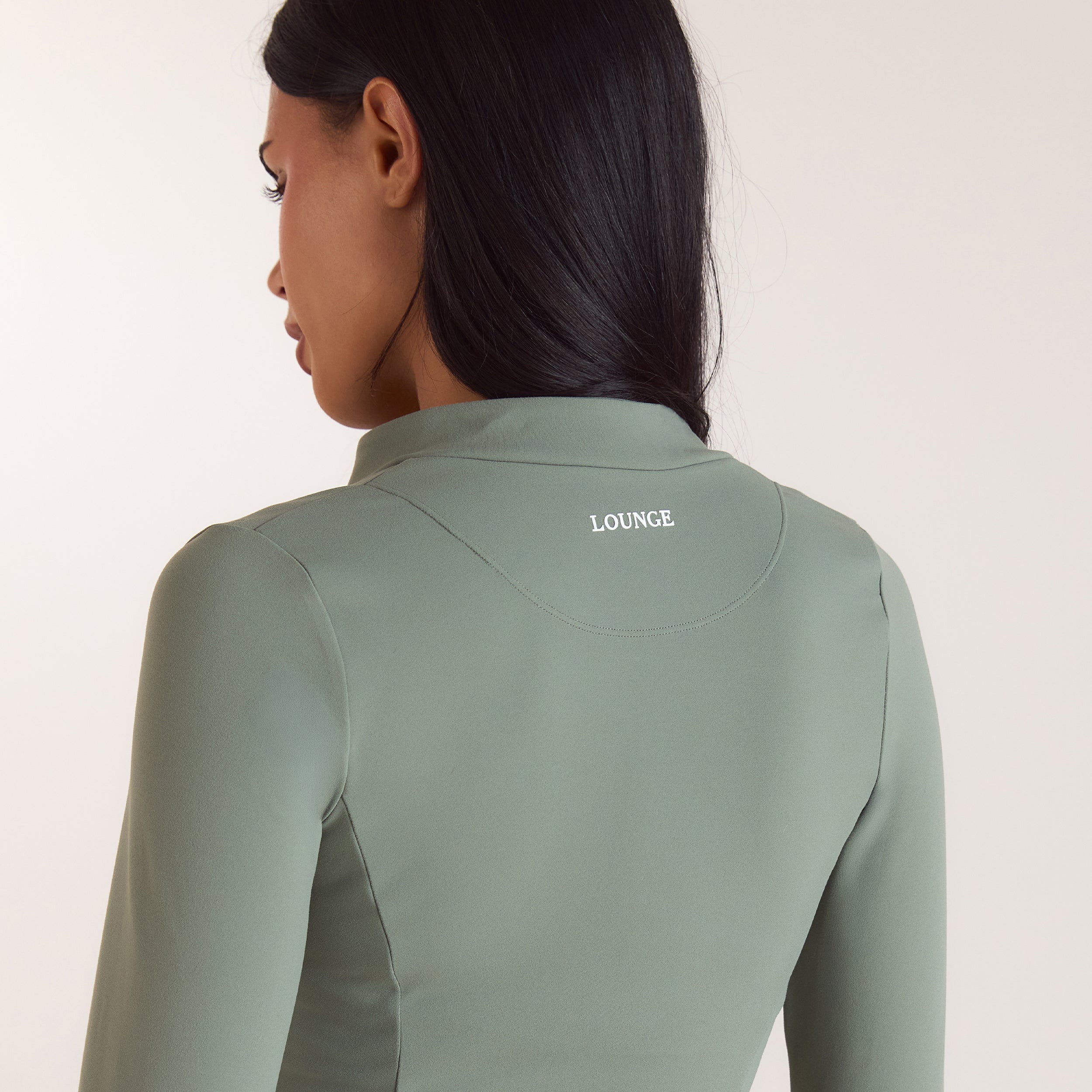 ContourSoft™ Cinch Zip-Up Jacket | ContourSoft™ Cinch Zip-Up Jacket - Sage Green