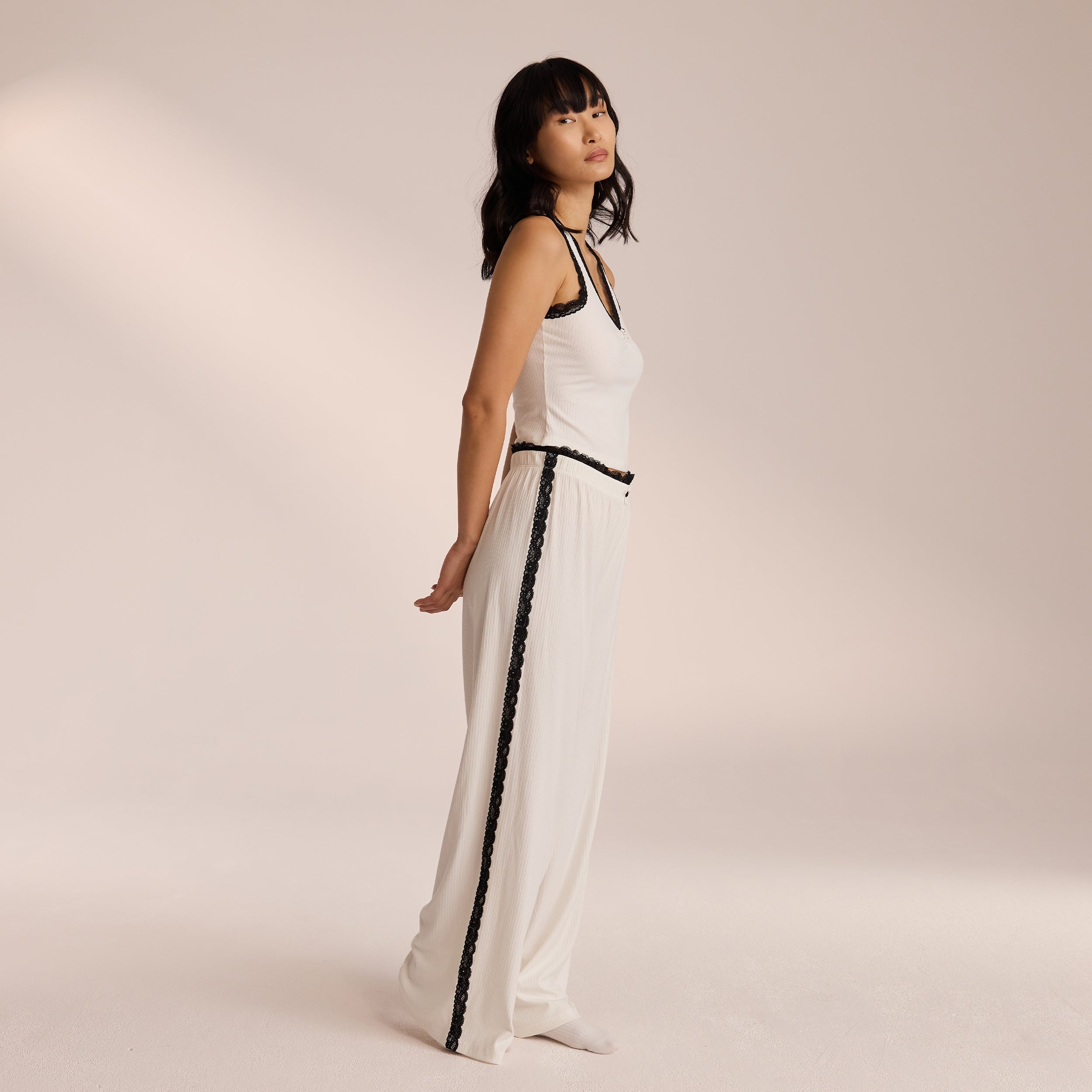 Lace Pajama Pants  | Miki, S