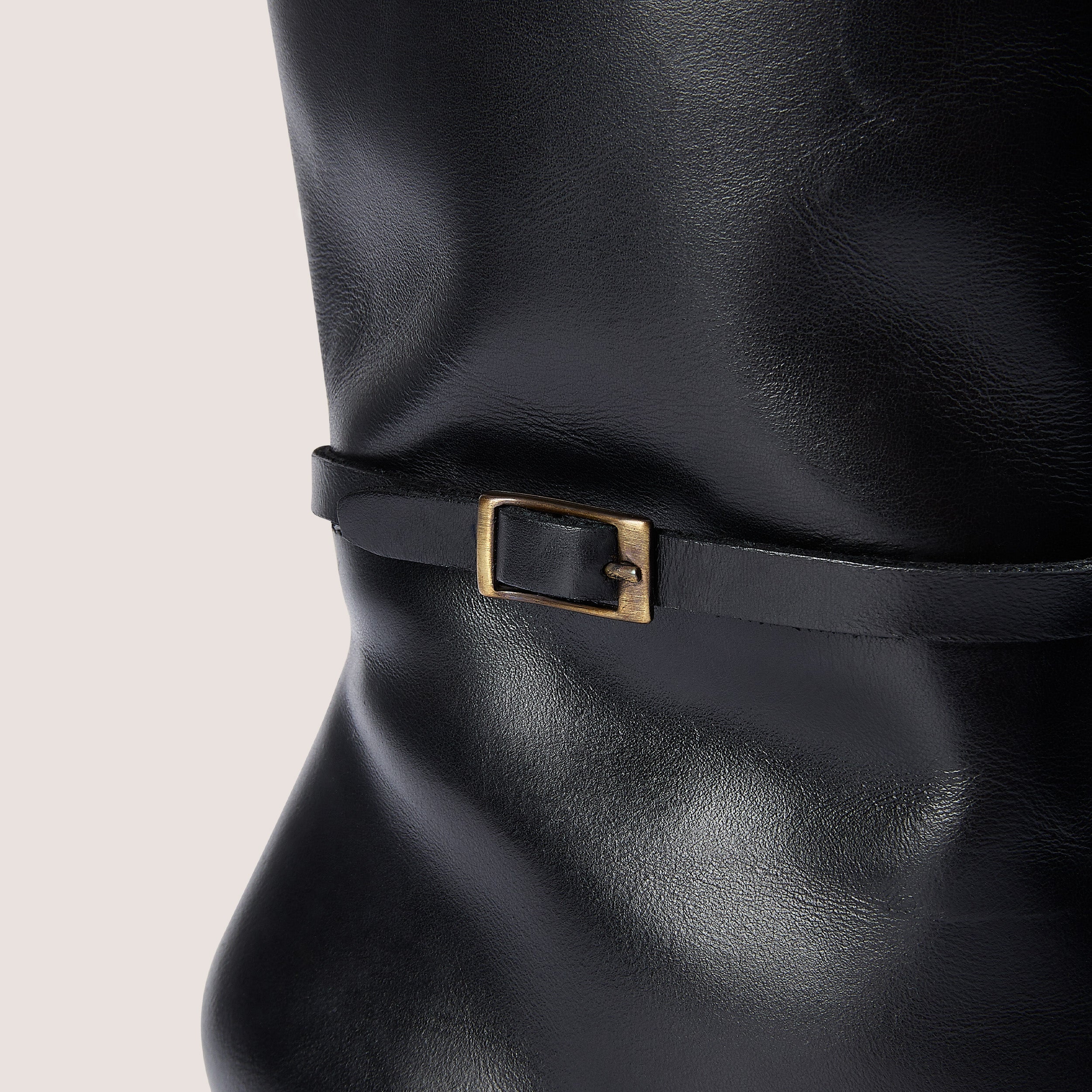 Juni Knee-High Leather Boots | Juni Knee-High Leather Boots - Black