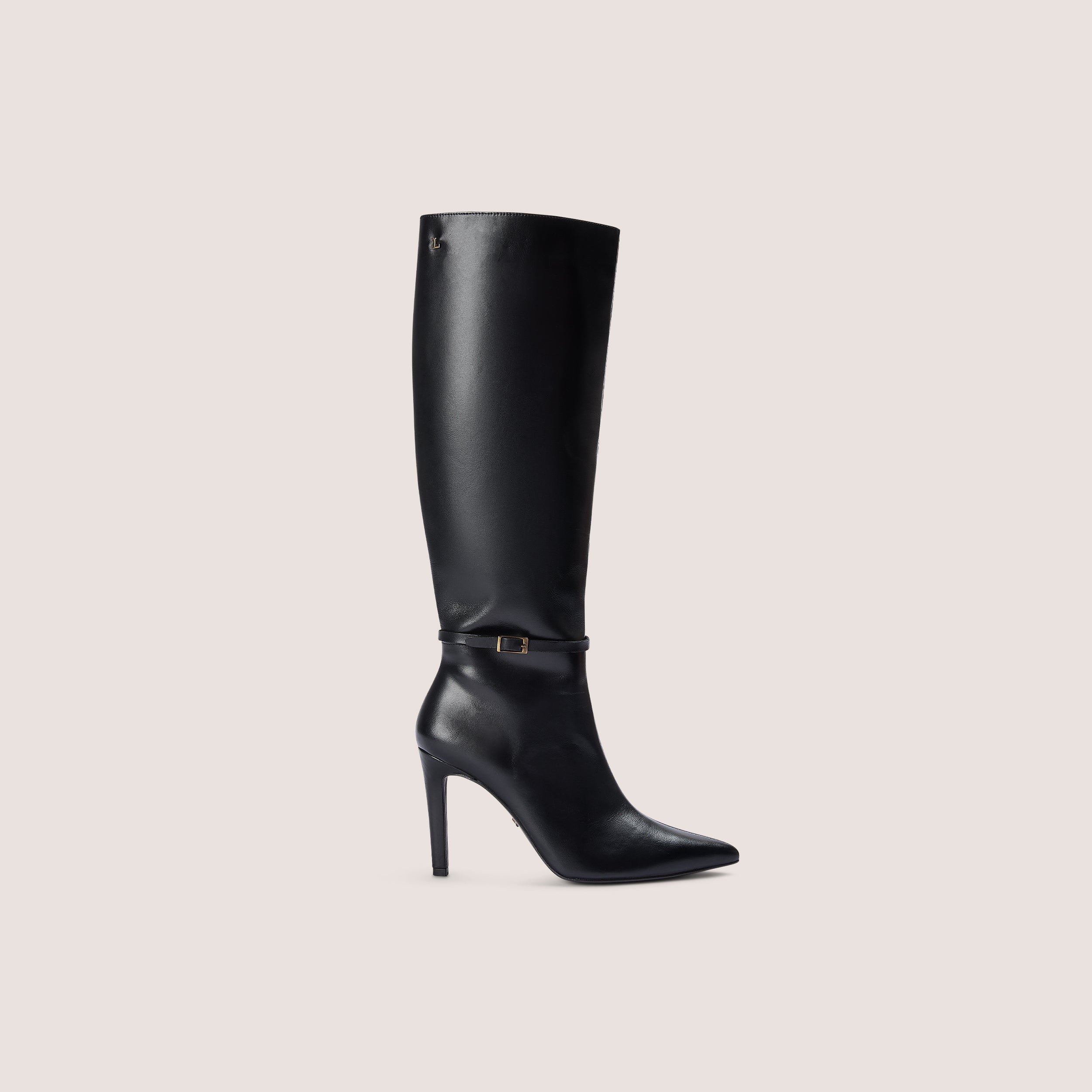 Juni Knee-High Leather Boots | Juni Knee-High Leather Boots - Black