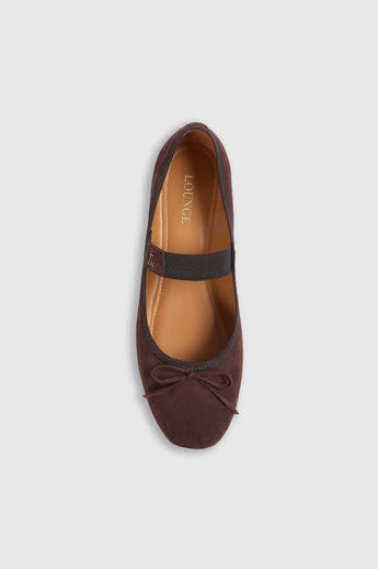 Juna Ballet Flats - Chocolate alternate