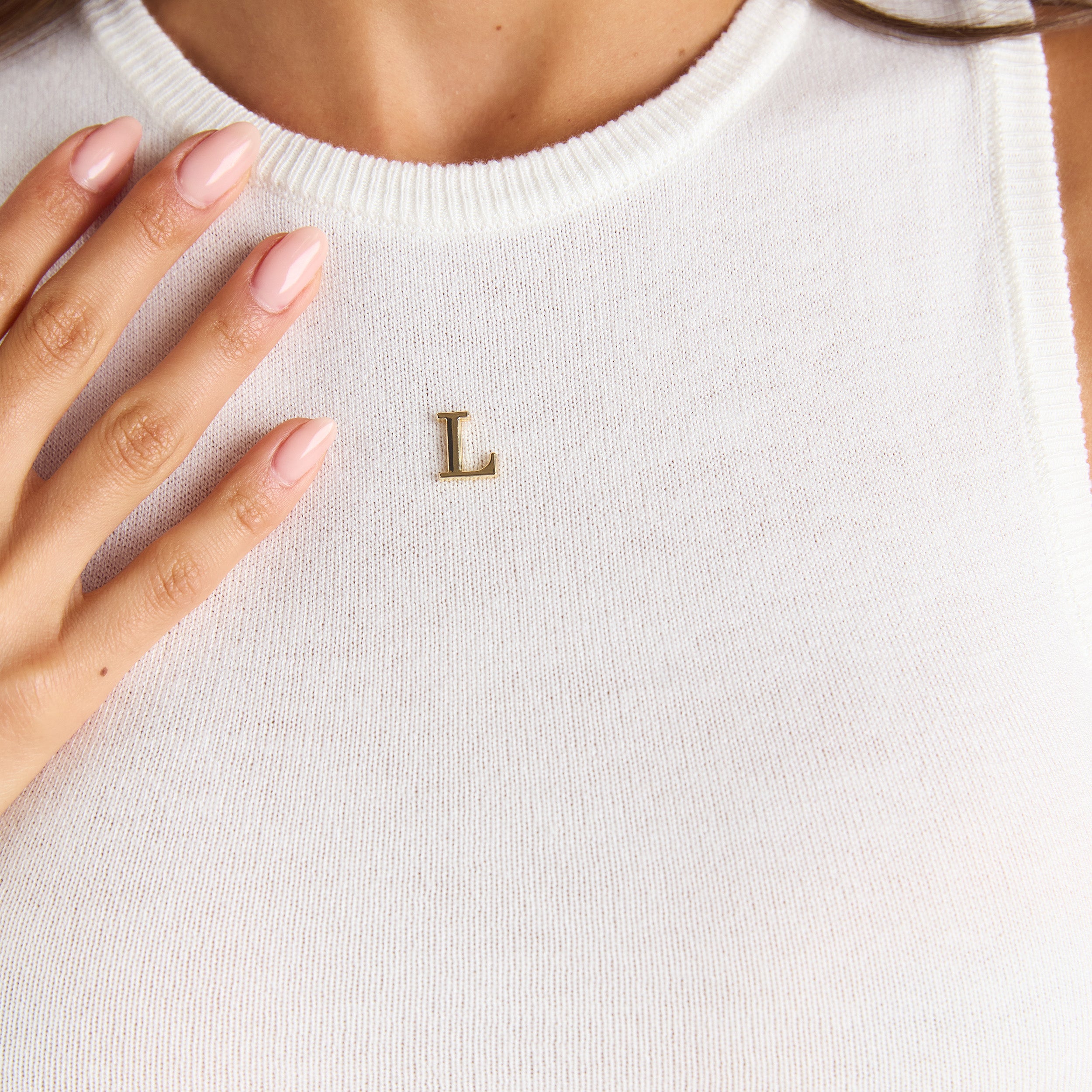 Knitted Vest Top | Knitted Vest Top - White