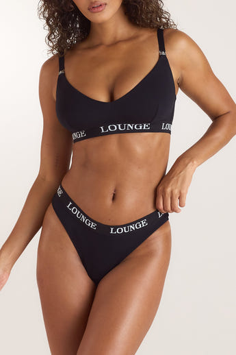 Bamboo Nurture Nursing Bra - Black alternate