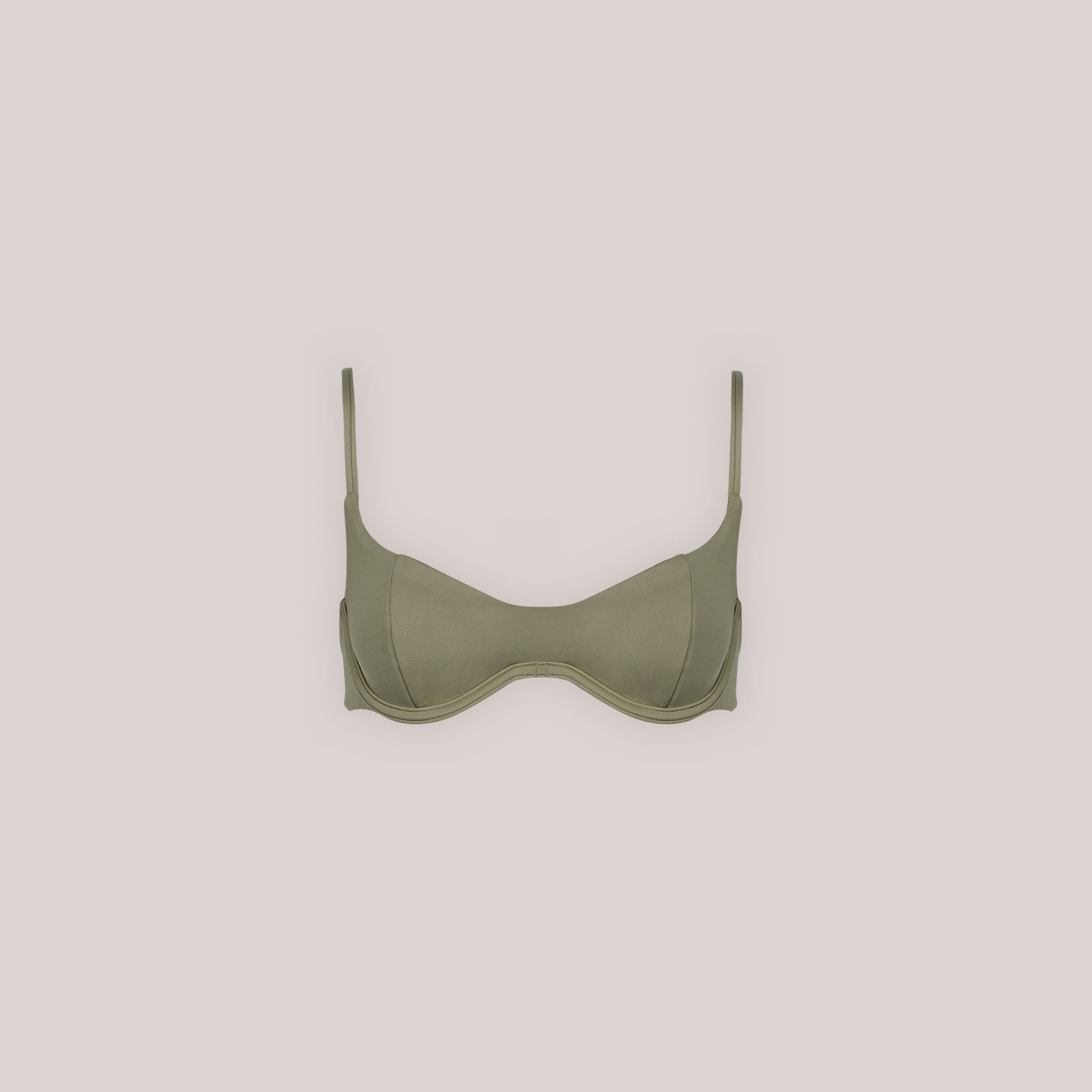 Reversible Underwire Bikini Top | Reversible Underwire Bikini Top - Green/Floral